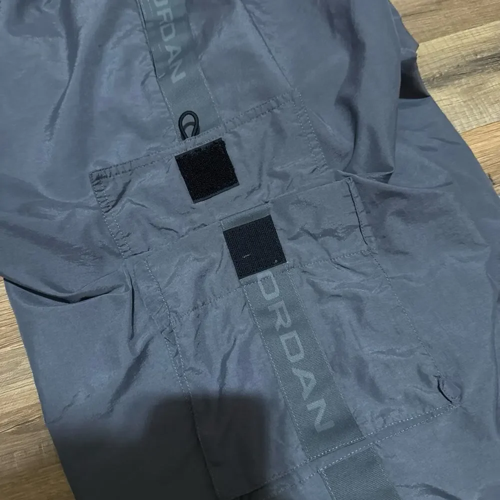 Y2K Air Jordan Grey Straight Leg Vintage Baggy 133559-001 Track Sweatpants